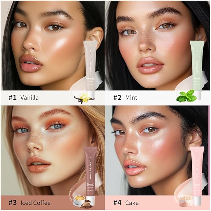 LBOYLOVE بلسم شفاه ملون - بلسم مرطب للشفاه والشفاه للحصول على رطوبة فورية، لمعان وترطيب - بلسم شفاه شفاف ملون، عناية مهدئة للشفاه (15 جرام) (كيك) - Image 3